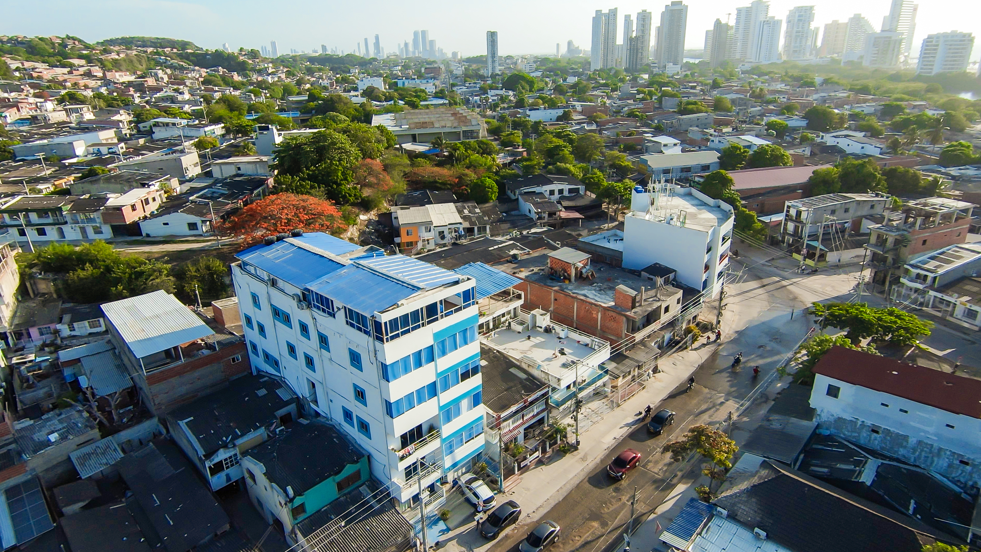 Vista aérea del Edificio Pau 14