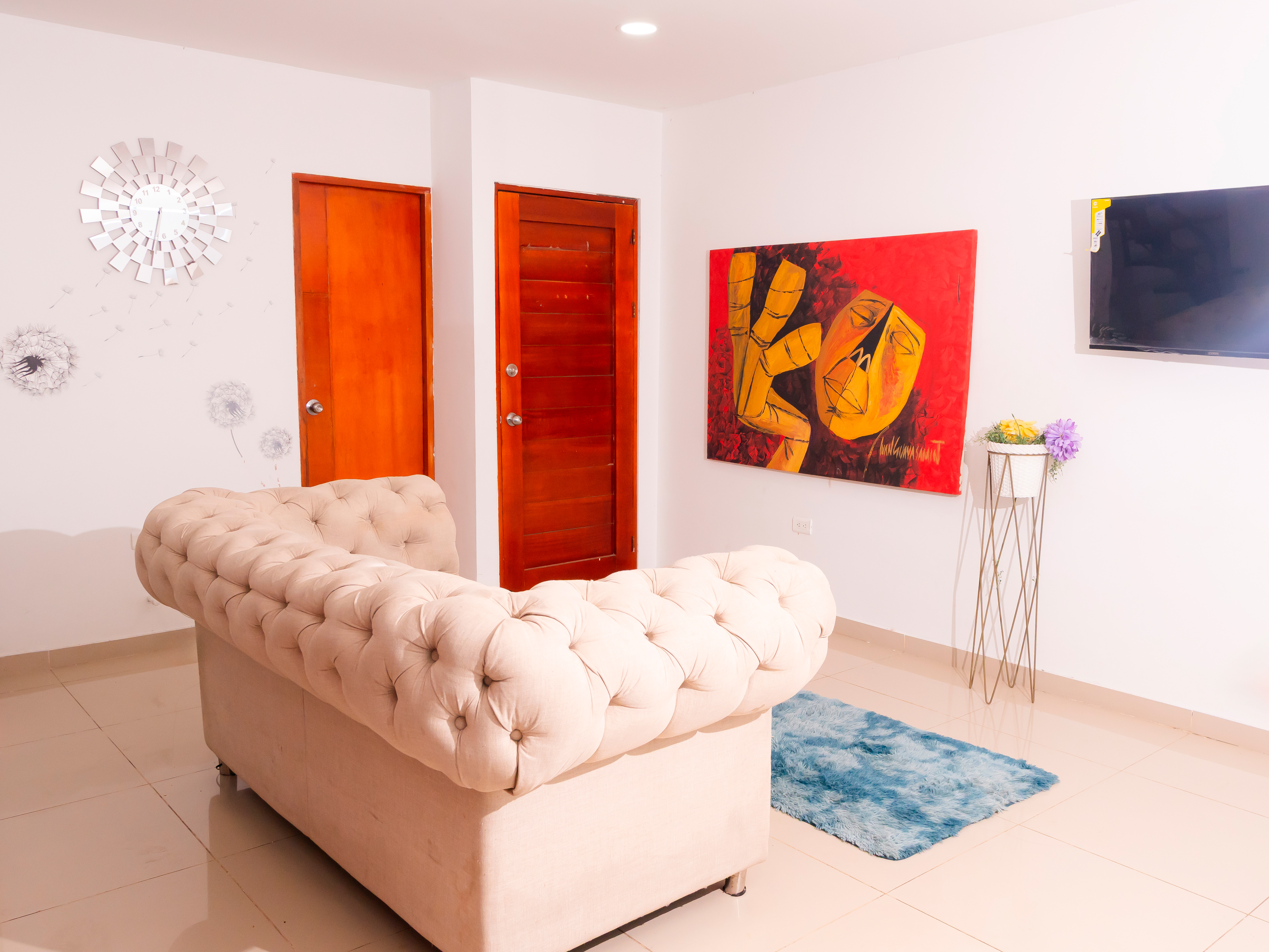 Sala del apartamento
